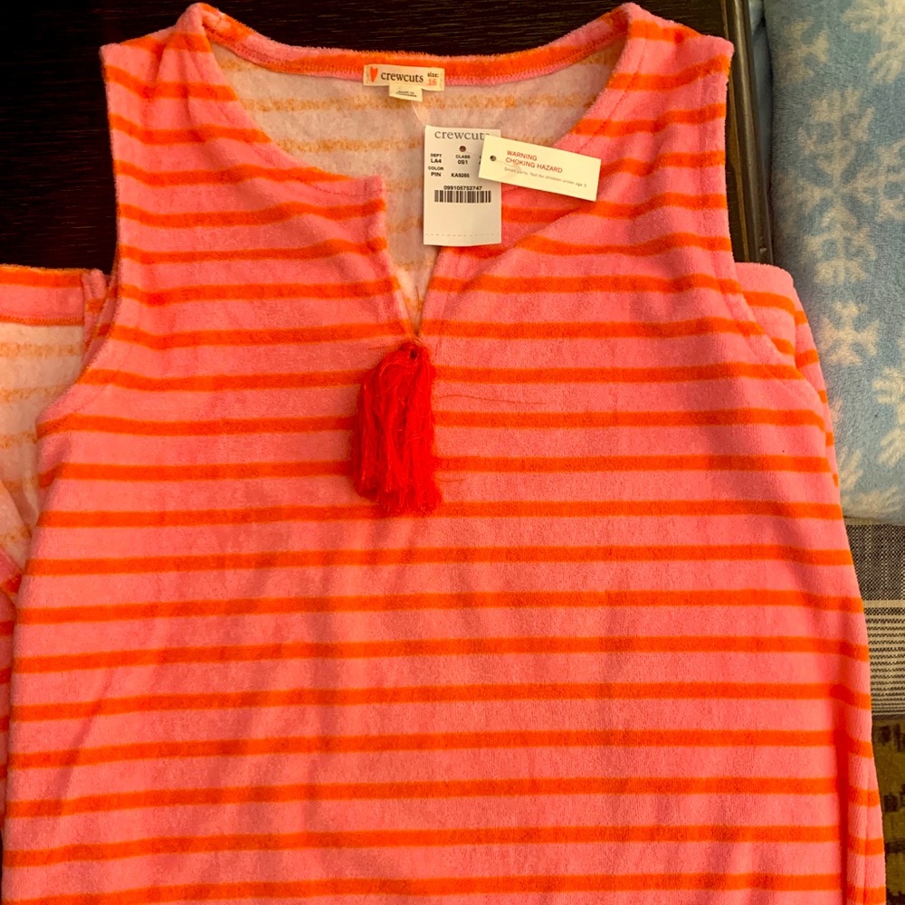 Crewcuts girls coverup 16 NWT
